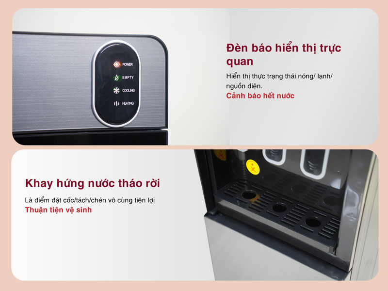 Cây nước nóng lạnh FujiHome WD11ES - Hàng chính hãng