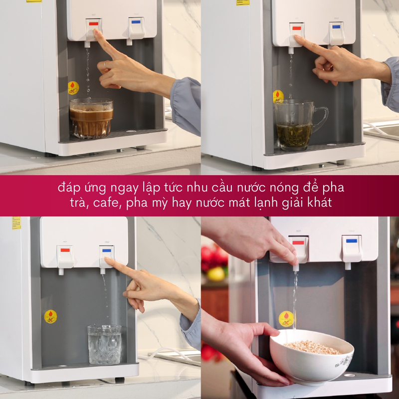 Máy lọc nước nóng lạnh Fujihome WP507E - Hàng chính hãng