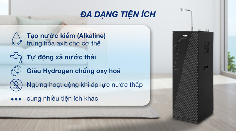 Máy lọc nước Hydrogen nóng lạnh Kangaroo KG10A9I - Hàng chính hãng