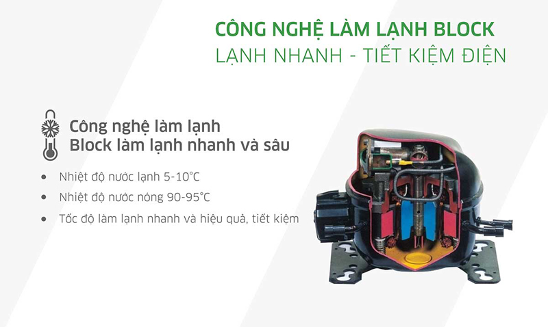 Máy lọc nước Hydrogen nóng lạnh Kangaroo KG10A9I - Hàng chính hãng