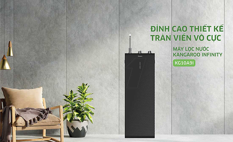 Máy lọc nước Hydrogen nóng lạnh Kangaroo KG10A9I - Hàng chính hãng