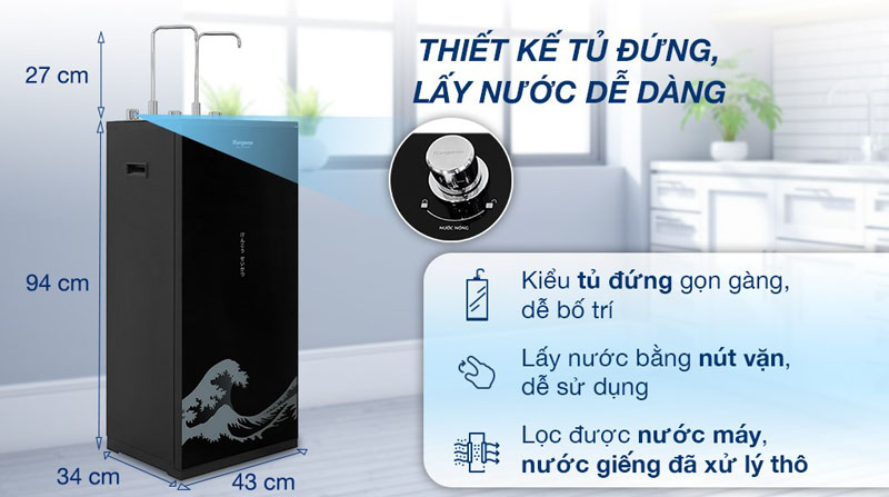Thiết kế kiểu dáng hiện đại, sang trọng, tiện dụng