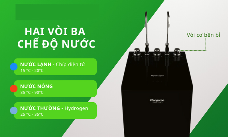 Máy lọc nước nóng lạnh Kangaroo KG10A15 - Hàng chính hãng