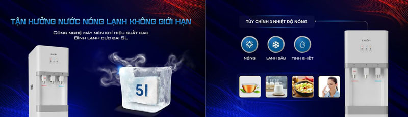 Máy nóng lạnh Karofi HCV208RO - Hàng chính hãng