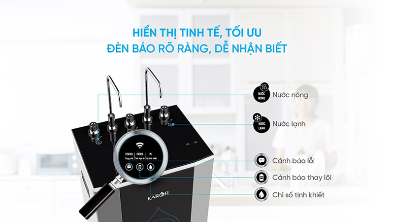 Máy lọc nước nóng lạnh Karofi KAD-D50 - Hàng chính hãng