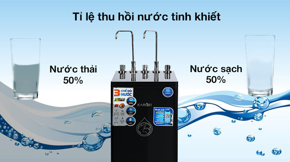 Máy lọc nước nóng lạnh Karofi KAD-D66 - Hàng chính hãng