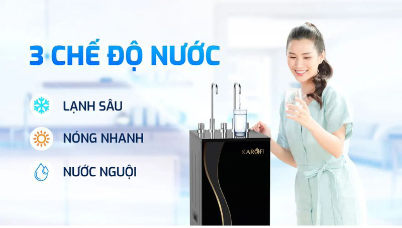 Máy lọc nước nóng lạnh Karofi KAD-D66S PRO - Hàng chính hãng