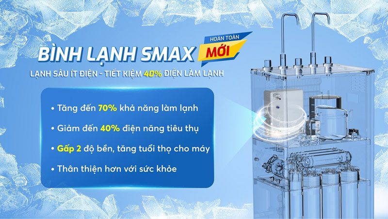Máy lọc nước nóng lạnh Karofi KAD-L56 - Hàng chính hãng