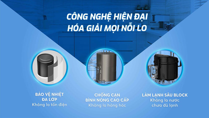 Máy lọc nước nóng lạnh Karofi KAD-L56 - Hàng chính hãng