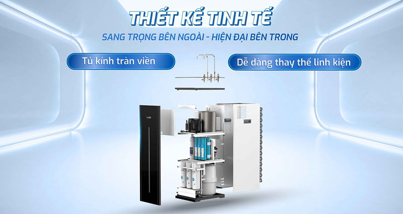 Máy lọc nước nóng lạnh Karofi KAD-L56 - Hàng chính hãng