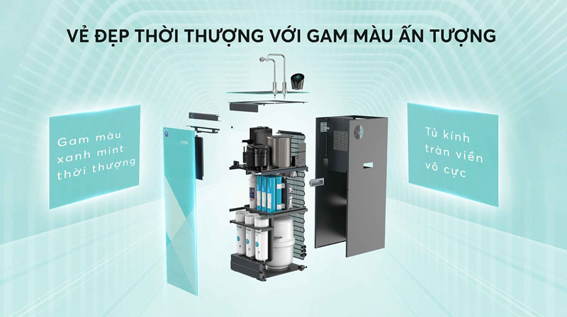 Máy lọc nước nóng lạnh Karofi KAD-N91 - Hàng chính hãng