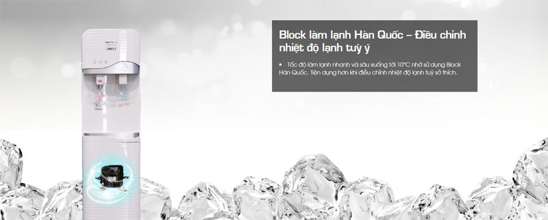 Máy lọc nước nóng lạnh Korihome WPK-910 9 cấp lọc - Hàng chính hãng