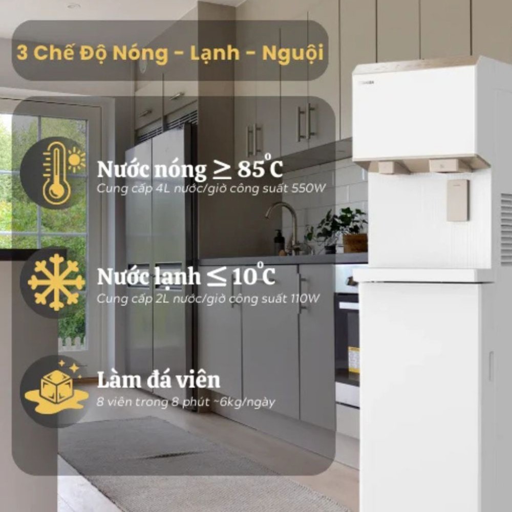 Máy nước nóng lạnh làm đá Toshiba RWF-IW2469BVN(K/W) - Hàng chính hãng