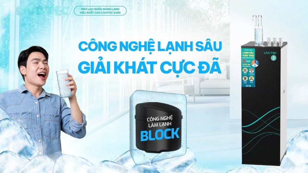 Máy lọc nước nóng lạnh Livotec 628S - Hàng chính hãng