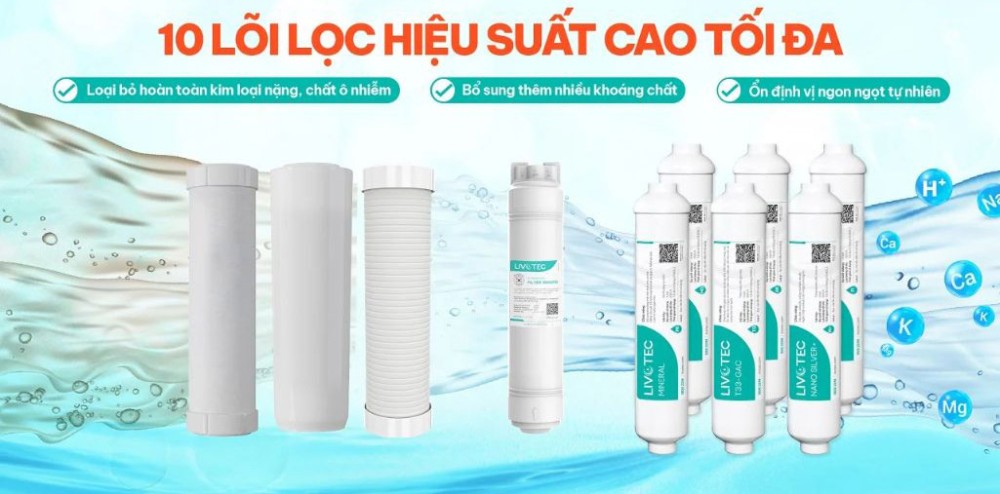 Máy lọc nước nóng lạnh Livotec 628S - Hàng chính hãng