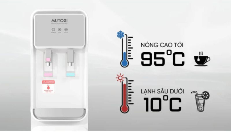 Máy lọc nước nóng lạnh Mutosi MD-710ECO - Hàng chính hãng