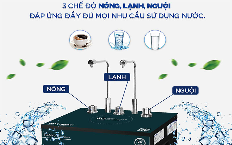 Máy lọc nước nóng lạnh nguội Panworld PW-9204 - Hàng chính hãng