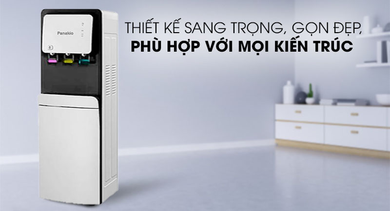 Thiết kế sang trọng của Máy lọc nước nóng lạnh nguội RO Panakio PRO-313LB-10HD