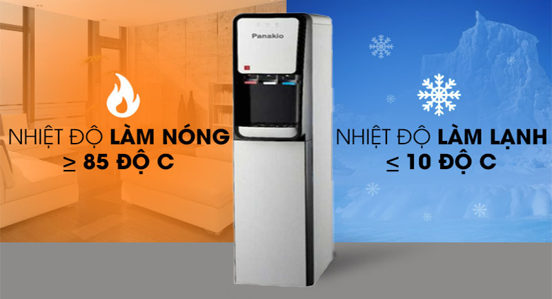 Máy lọc nước nóng lạnh nguội RO Panakio PRO-98LB-08 - Hàng chính hãng