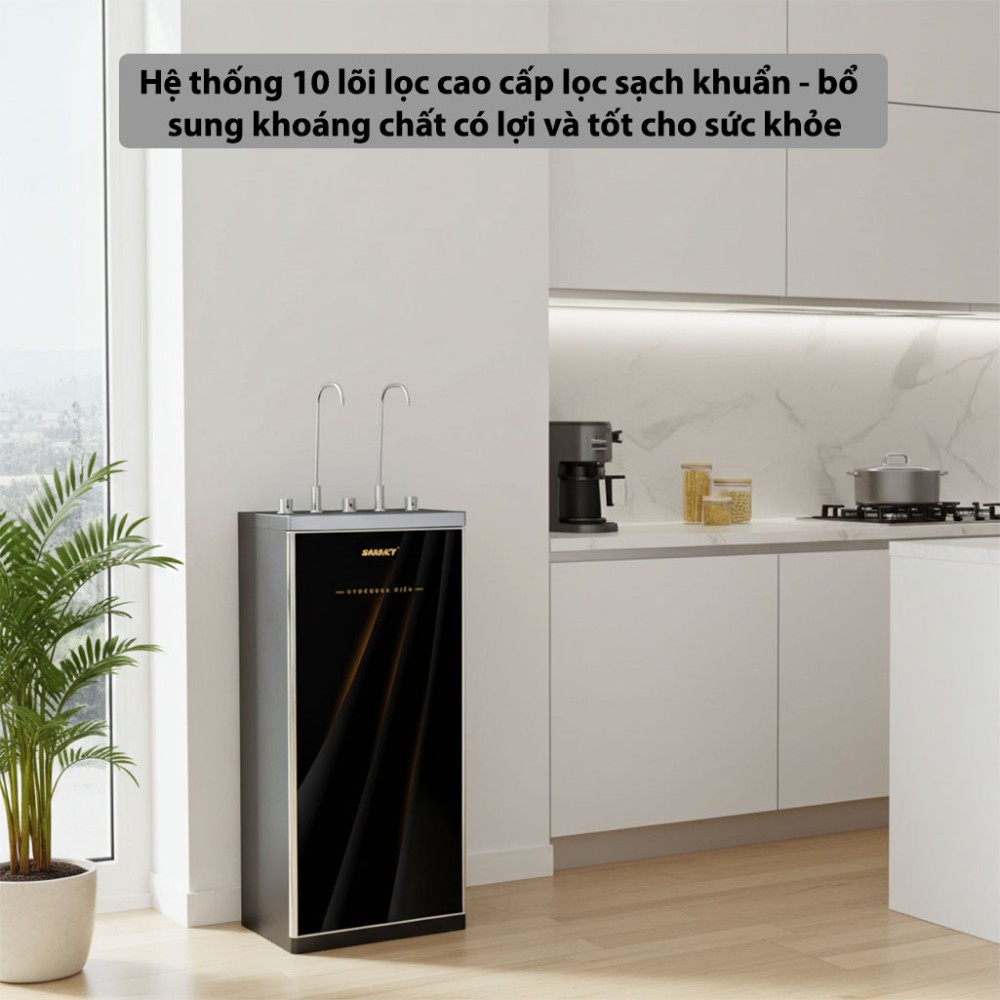 Máy lọc nước nóng lạnh nguội kiềm Sanaky SNK-E3HK005 - Hàng chính hãng