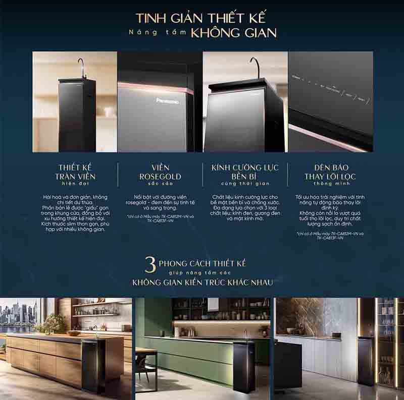 Máy lọc nước RO Panasonic TK-CA812M-VN - Hàng chính hãng