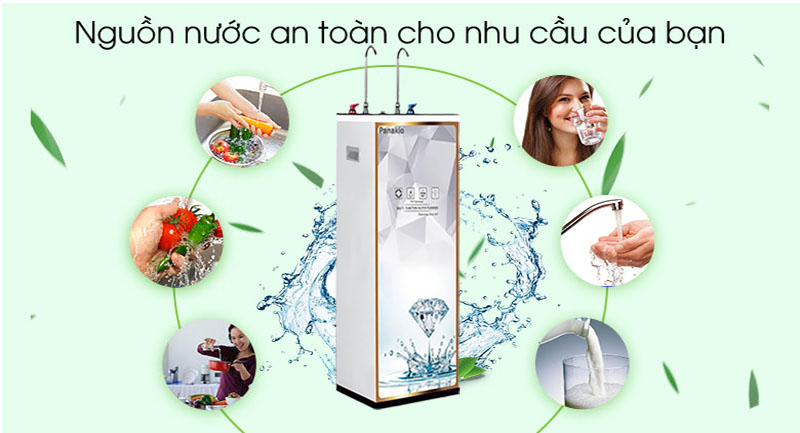 Máy lọc nước nóng nguội RO Panakio PRO-NN-08 - Hàng chính hãng