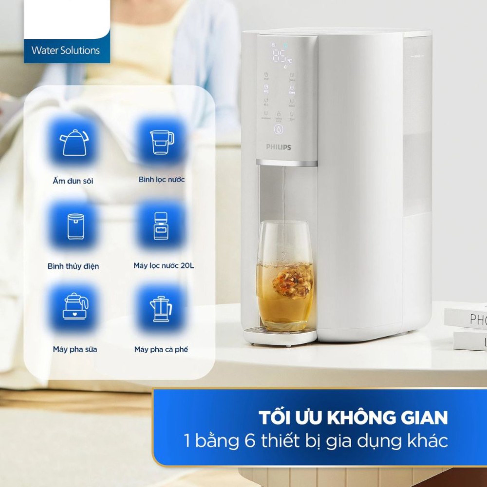 Máy lọc nước RO nóng nguội Philips ADD6901HWH01 - Hàng chính hãng