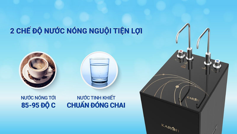 Máy lọc nước nóng nguội Karofi KAH-D15 - Hàng chính hãng