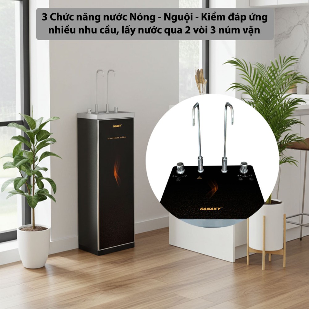 Máy lọc nước nóng nguội kiềm Sanaky SNK-E2HK006 - Hàng chính hãng