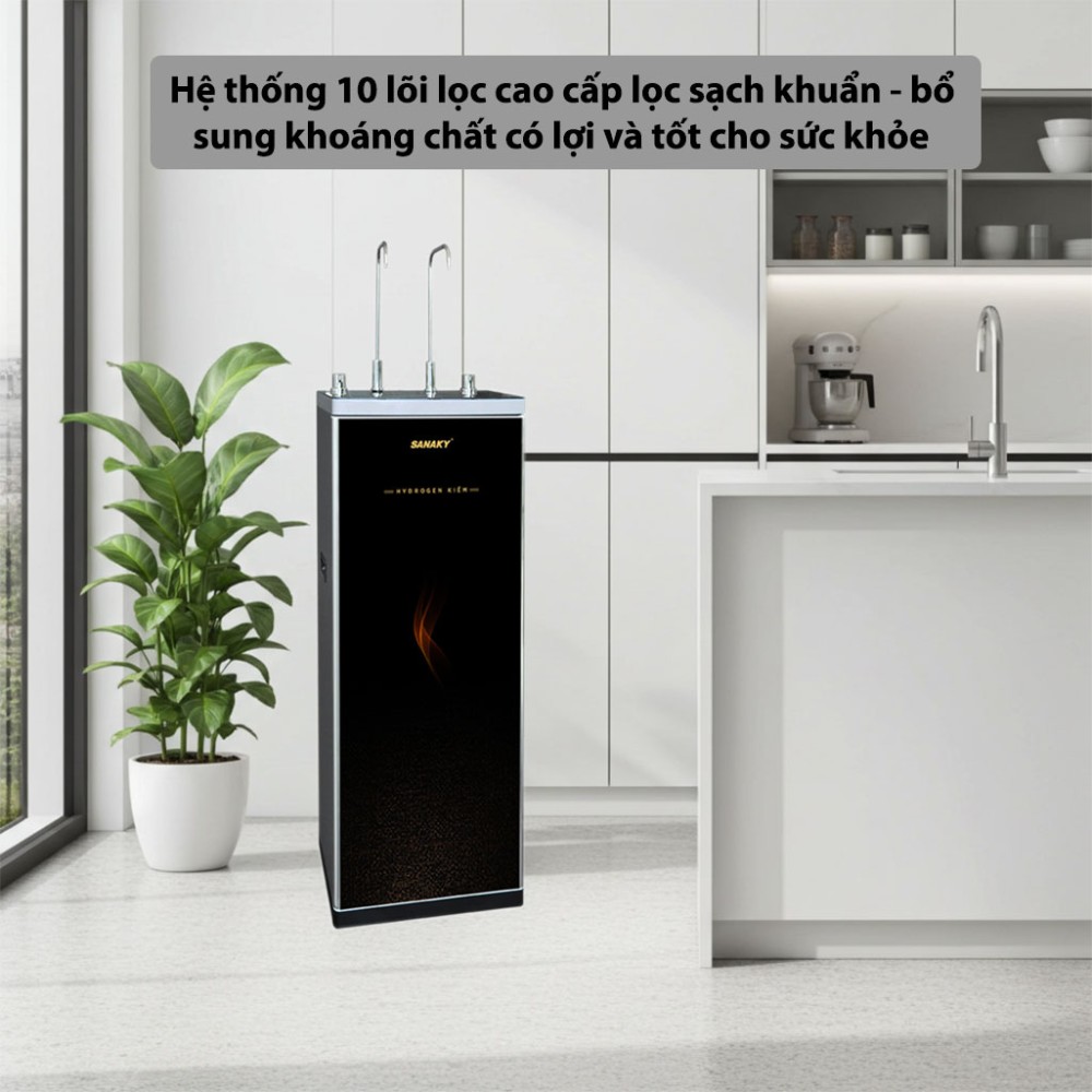 Máy lọc nước nóng nguội kiềm Sanaky SNK-E2HK006 - Hàng chính hãng