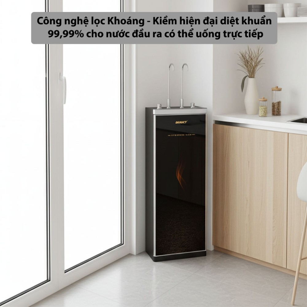 Máy lọc nước nóng nguội kiềm Sanaky SNK-E2HK006 - Hàng chính hãng