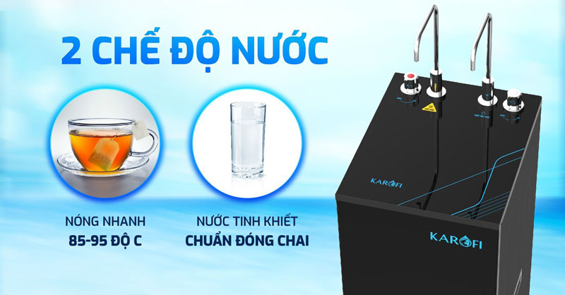 Máy lọc nước nóng nguội Karofi KAH-D18 - Hàng chính hãng