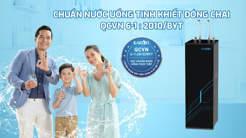 Máy lọc nước nóng nguội Karofi KAH-D18 - Hàng chính hãng