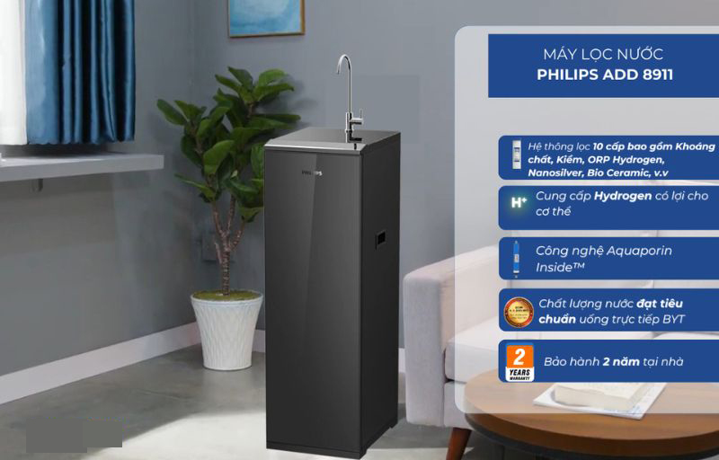 Máy lọc nước Philips RO ADD8911 - Hàng chính hãng