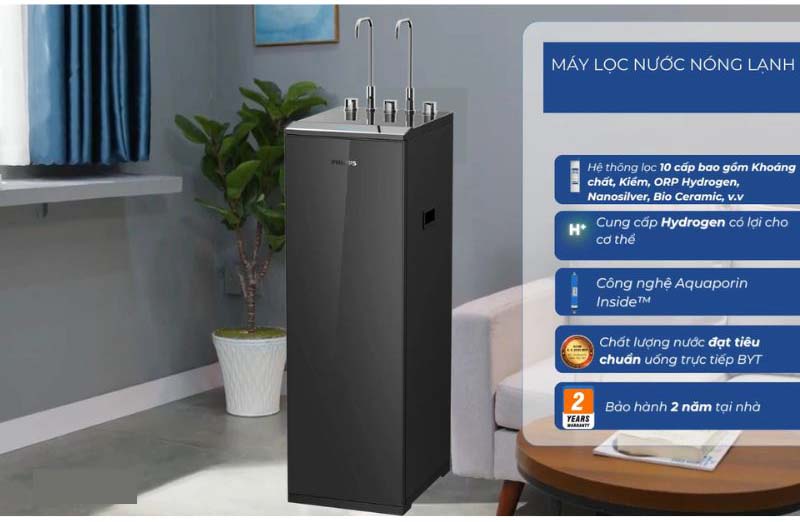 Máy lọc nước RO nóng lạnh Philip ADD8913/74 - Hàng chính hãng
