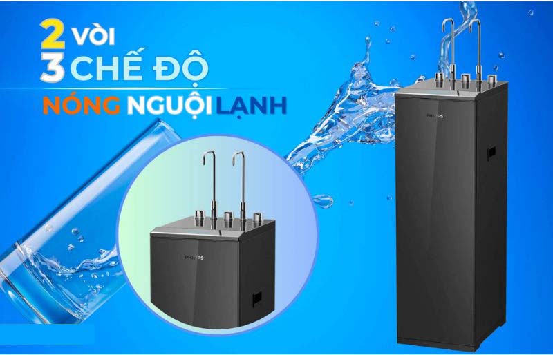 Máy lọc nước RO nóng lạnh Philips ADD8912 - Hàng chính hãng