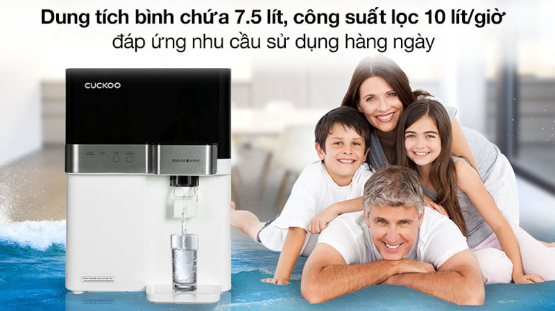 Máy lọc nước RO Cuckoo CP-RRP701MBK - Hàng chính hãng
