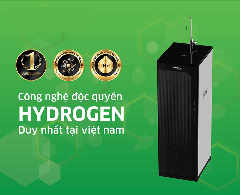 Máy lọc nước RO Hydrogen Kangaroo KG100HC2 - Hàng chính hãng