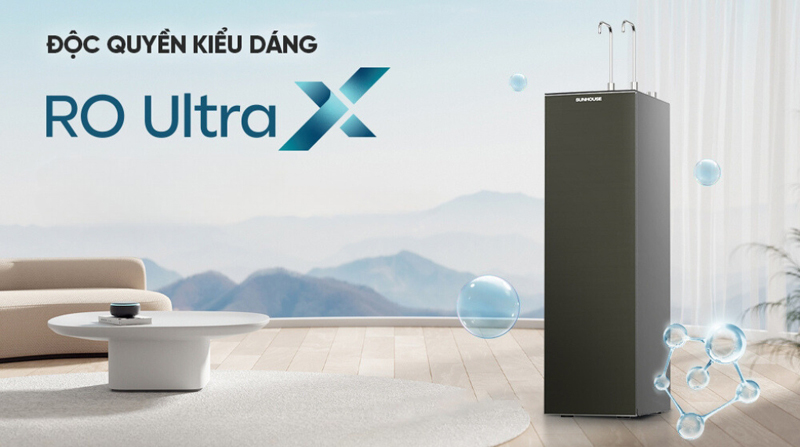 Máy lọc nước RO nóng nguội lạnh Sunhouse UltraX SHA76601S - Hàng chính hãng