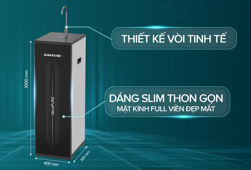 Thiết kế kiểu dáng hiện đại, sang trọng, tiện dụng, không chiếm nhiều diện tích