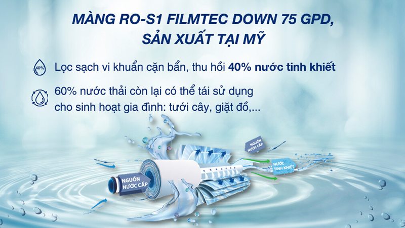 Máy lọc nước RO Toshiba TWP-N2396SVN(W) - Hàng chính hãng