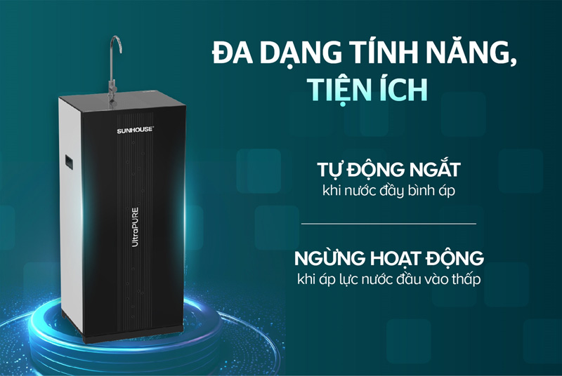 Máy lọc nước RO Sunhouse SHA8891KL - Hàng chính hãng