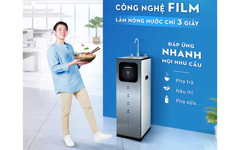 Ứng dụng của Máy lọc nước từ trường nóng nguội Daikiosan X-Guard DSW-36211M