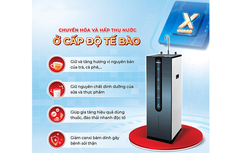 Máy lọc nước từ trường nóng nguội Makano X-Guard MKW-36211M - Hàng chính hãng