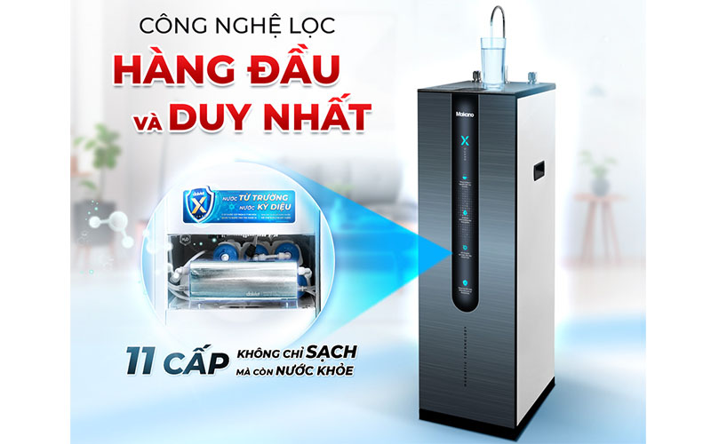 Máy lọc nước từ trường nóng nguội Makano X-Guard MKW-36211M - Hàng chính hãng