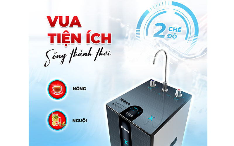 Máy lọc nước từ trường nóng nguội Makano X-Guard MKW-36211M - Hàng chính hãng
