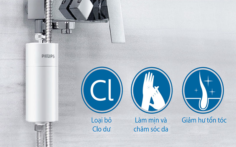 Máy lọc nước vòi sen Philips AWP1775 - Hàng chính hãng