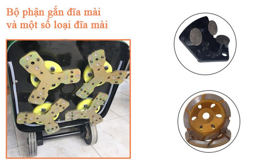 Máy mài sàn bê tông Karva K12 A5 - Hàng chính hãng