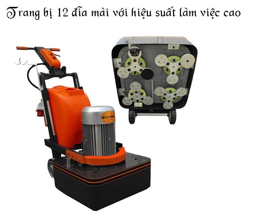 Máy mài sàn bê tông không biến tần Karva K12 A6 - Hàng chính hãng