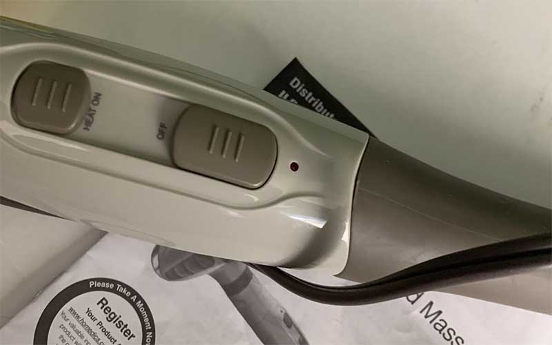 Máy massage cầm tay 2 đầu kèm nhiệt Homedics HHP-230-BL